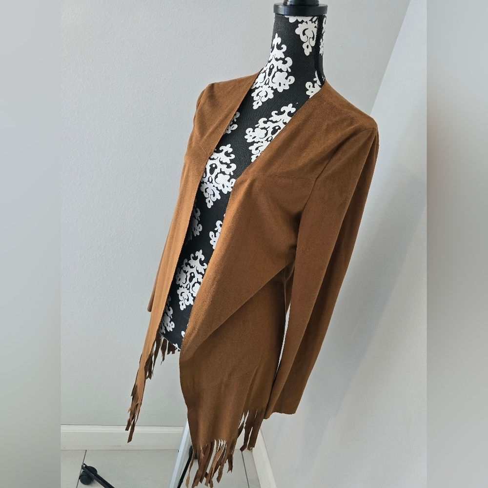 BCBGeneration Brown Suede Jacket - Picture 7 of 16